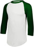 Augusta Sportswear Youth Baseball Jersey 2.0 (4421), Color 'White/Dark Green'